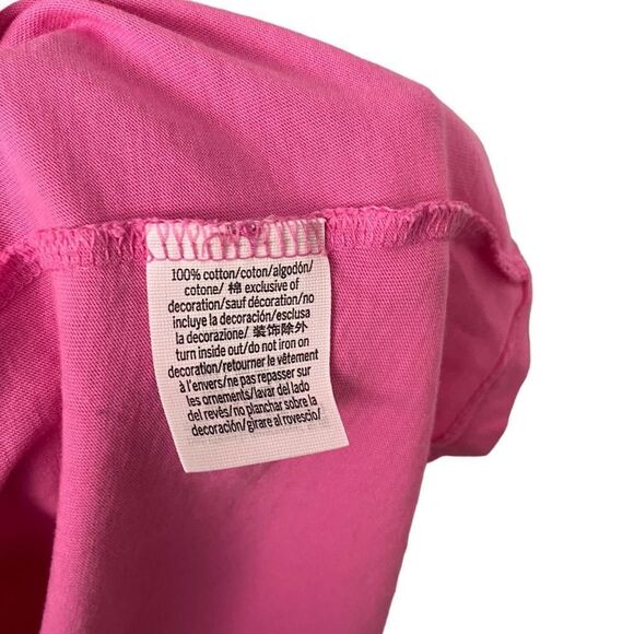 Pink Victoria's Secret Long Sleeve Oversized Campus T-Shirt in Size XS - Picture 8 of 11